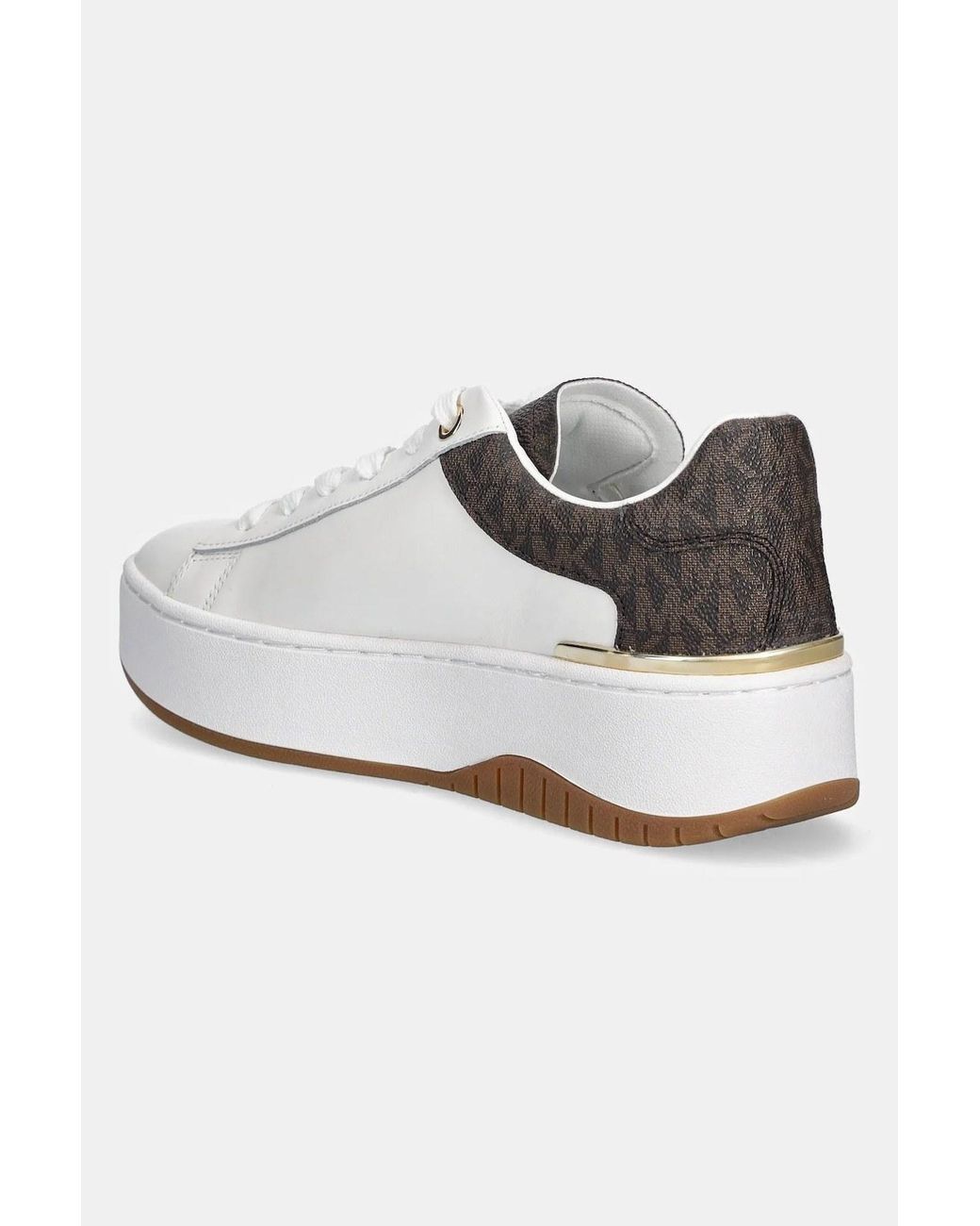 MICHAEL Michael Kors White Dottie Platform Sneakers