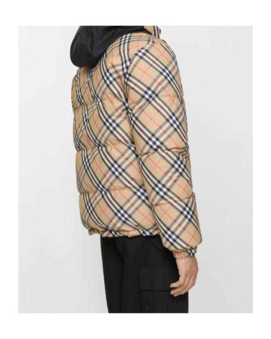 Burberry Brown Down Reversible Puffer Jacket for men
