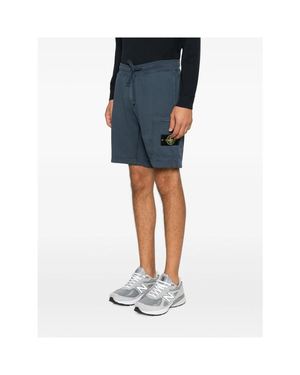 sunflower Blue Elastic-Waist Shorts for men