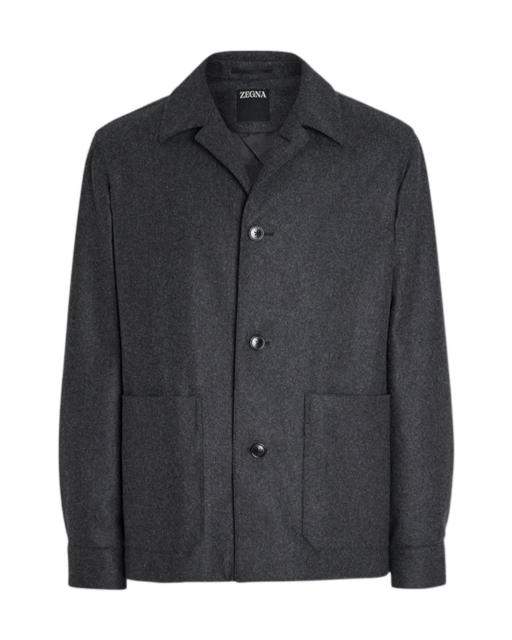 Zegna Black Long Sleeve Jacket for men