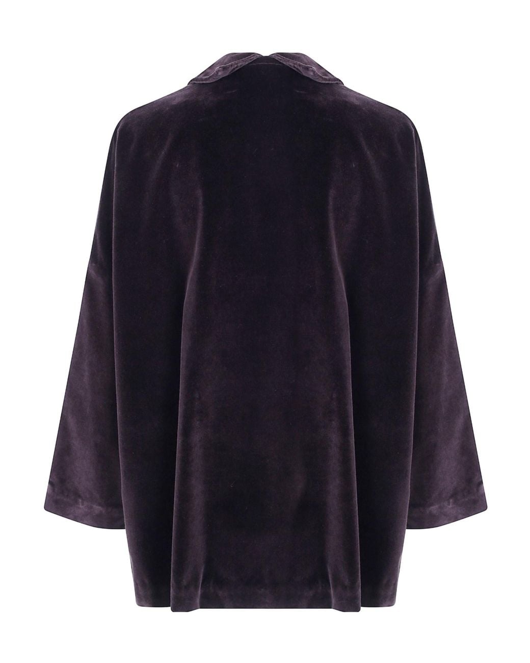 Daniela Gregis Blue Gladiolo Oversized Jacket