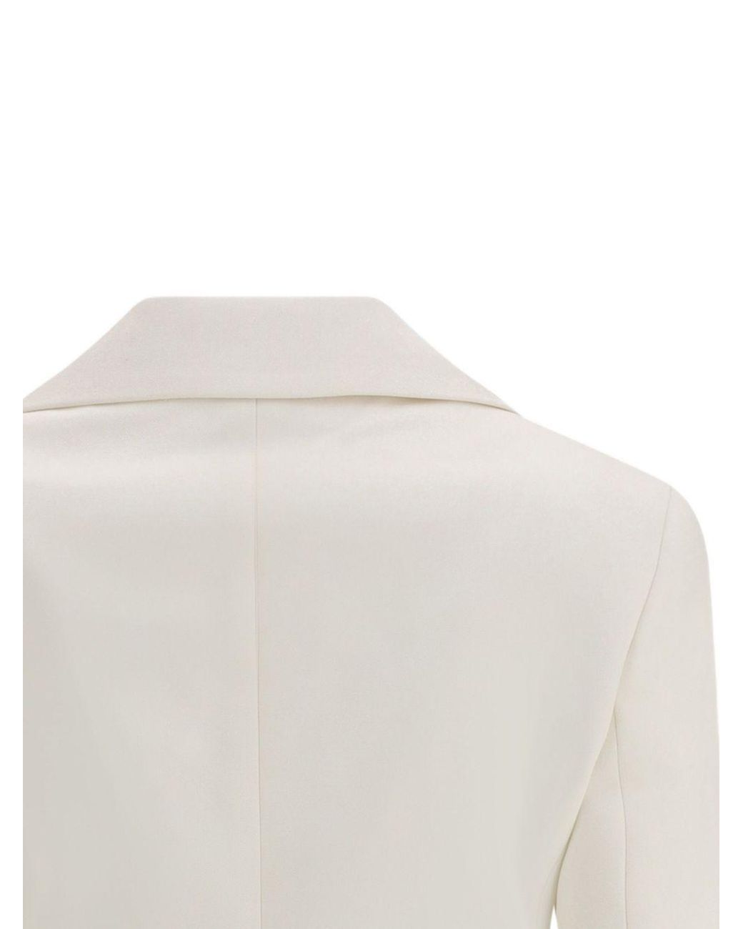 Givenchy White Single-Breasted Blazer
