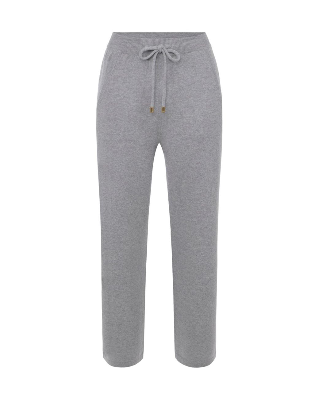 Elisabetta Franchi Gray Knit Trousers