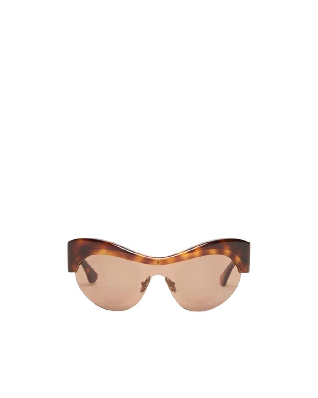 Sportmax Pink Logo Sunglasses