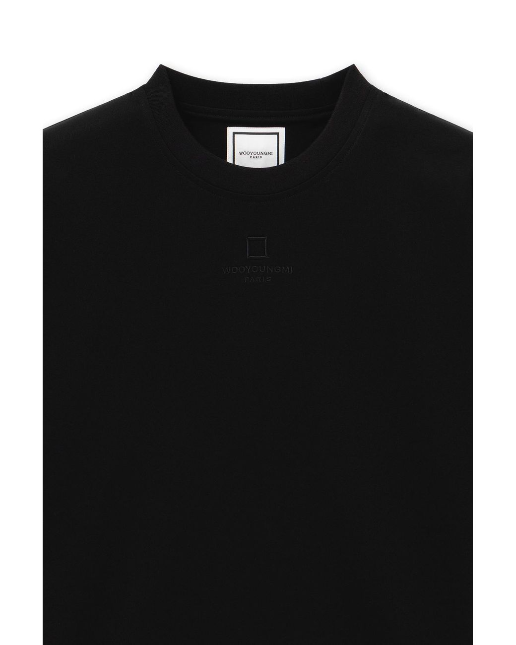 Wooyoungmi Black Over Size T-Shirt for men