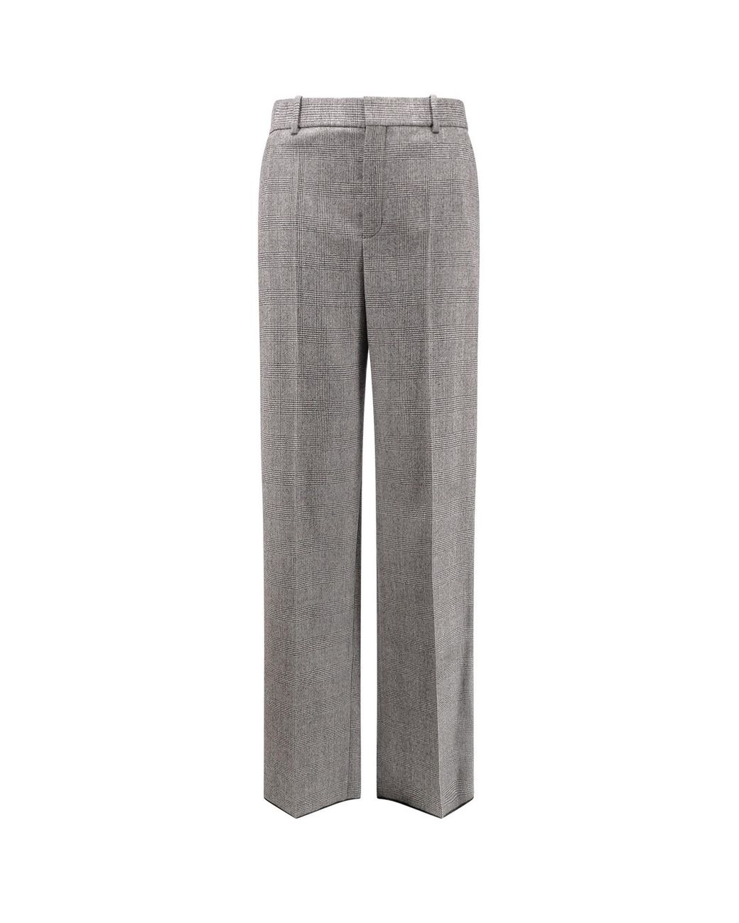 Saint Laurent Gray Certified Wool Trousers for men