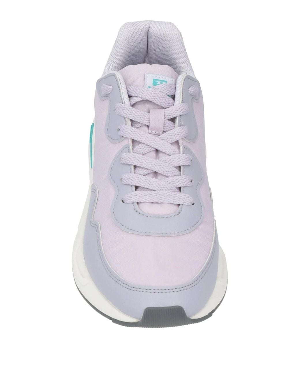 DIESEL White Simple Low-Top Sneakers