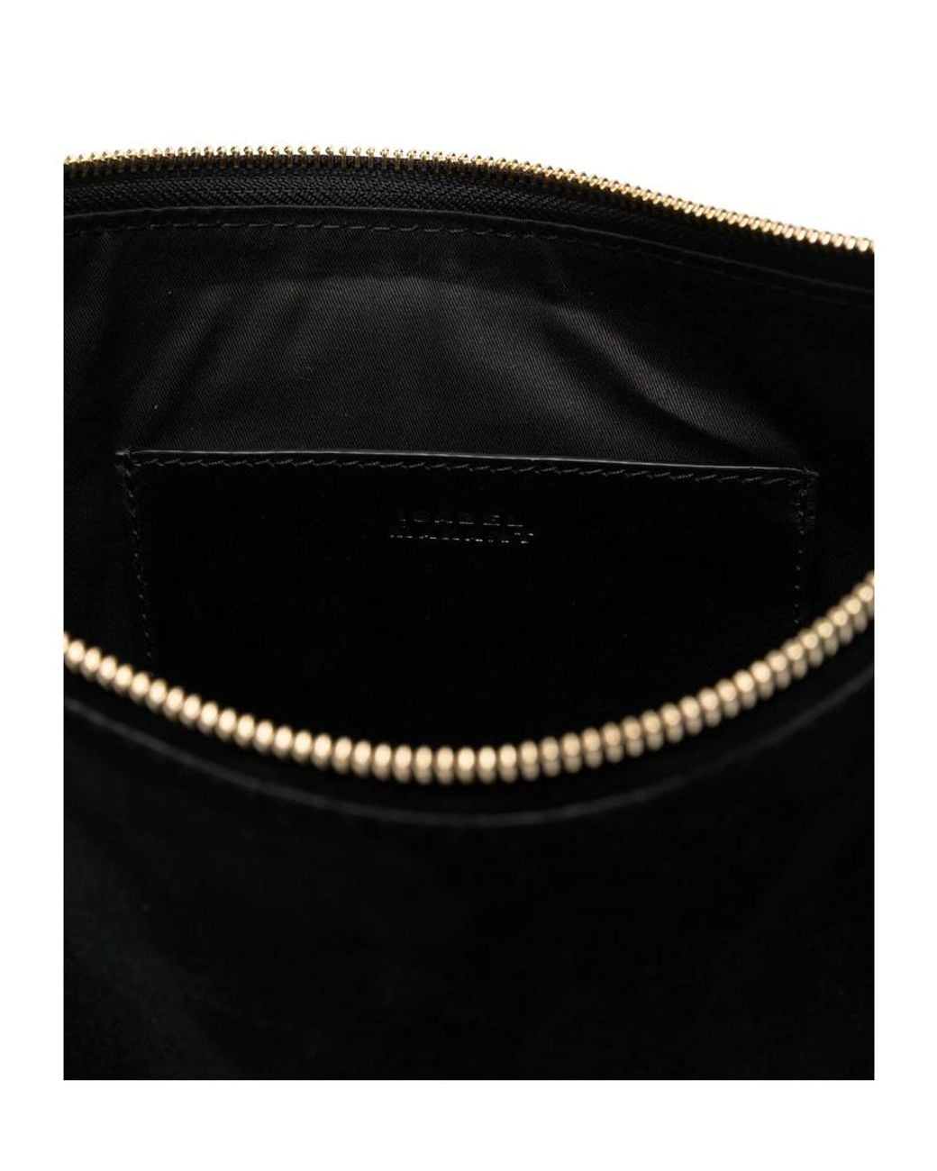Isabel Marant Black Fringed Shoulder Bag
