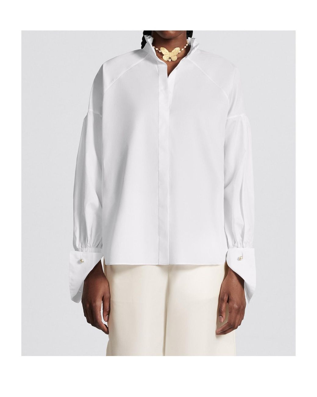 Dior White Blouse