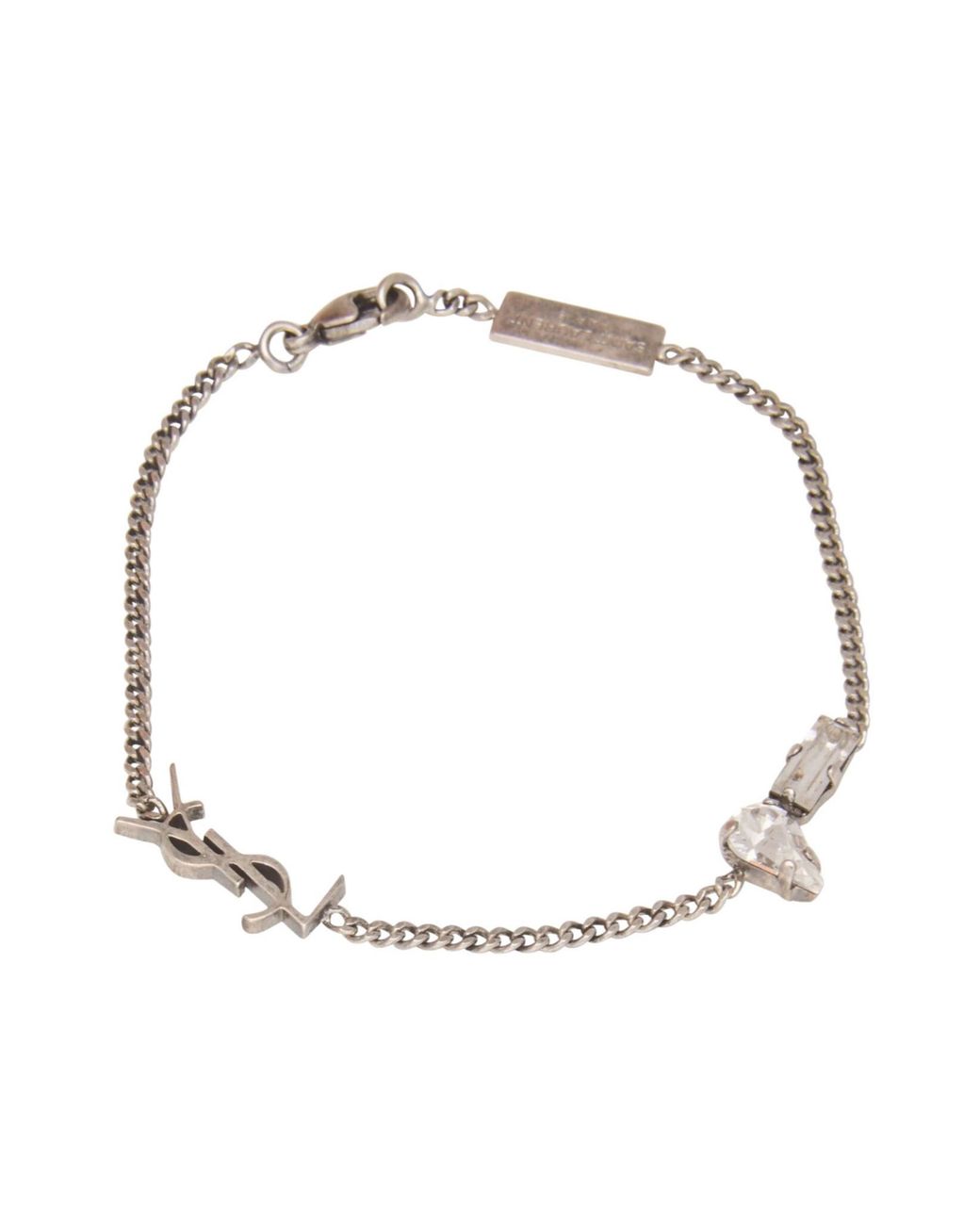 Saint Laurent Metallic Metal Bracelet