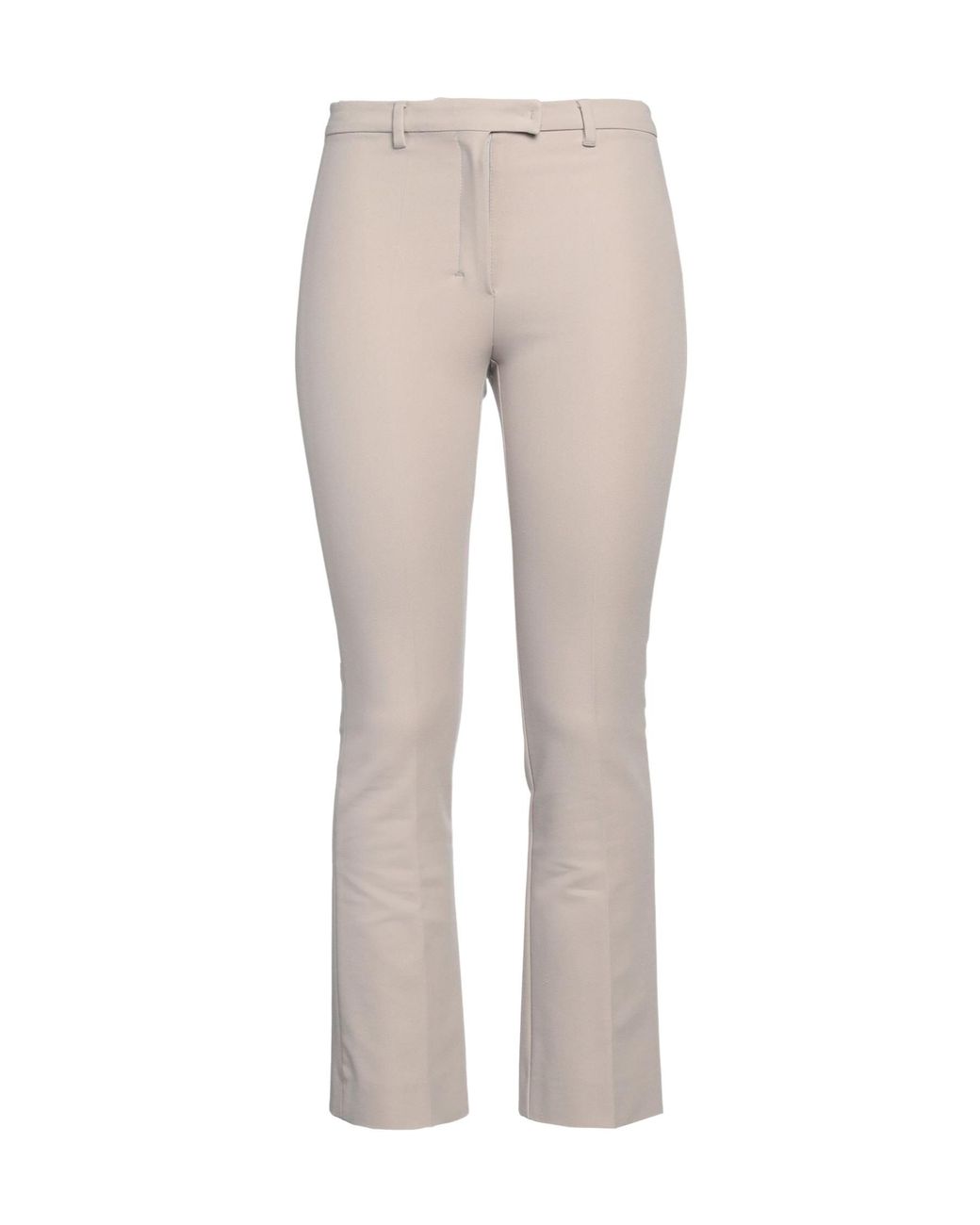 Max Mara Gray Slim Straight-Leg Pants