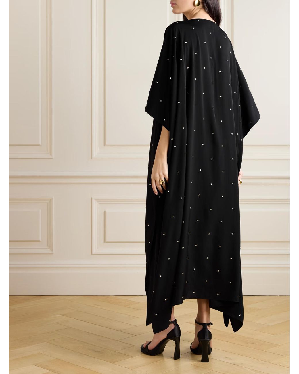 Stella McCartney Black Crystal-Embellished Dress