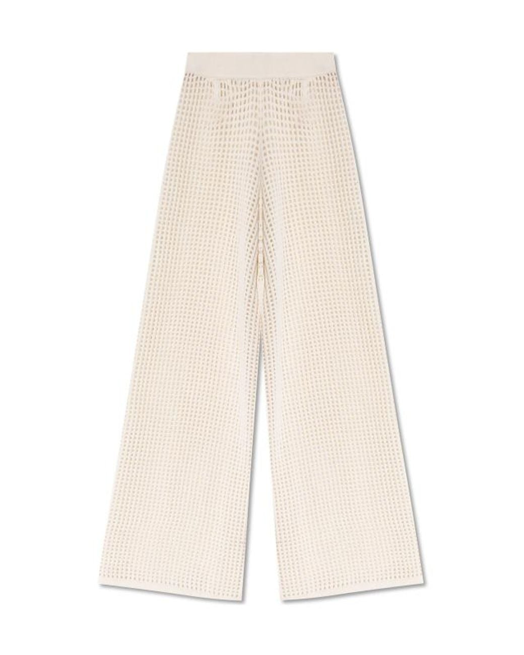 Lisa Yang White Mei Wide Leg Pants