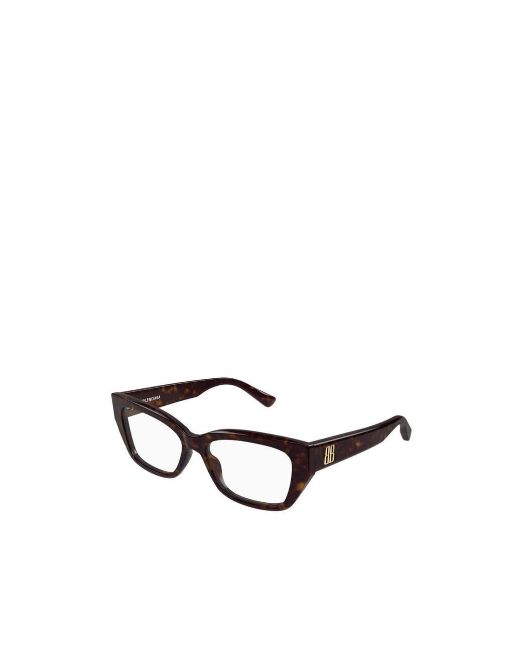 Balenciaga White Eyewear Cat Eye Frame Glasses