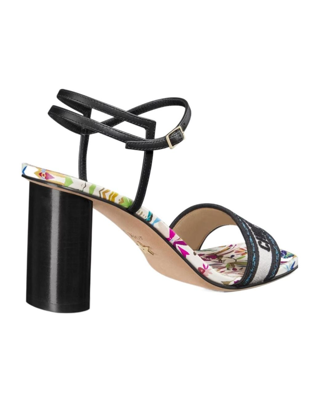Dior Metallic Dway Heeled Sandal