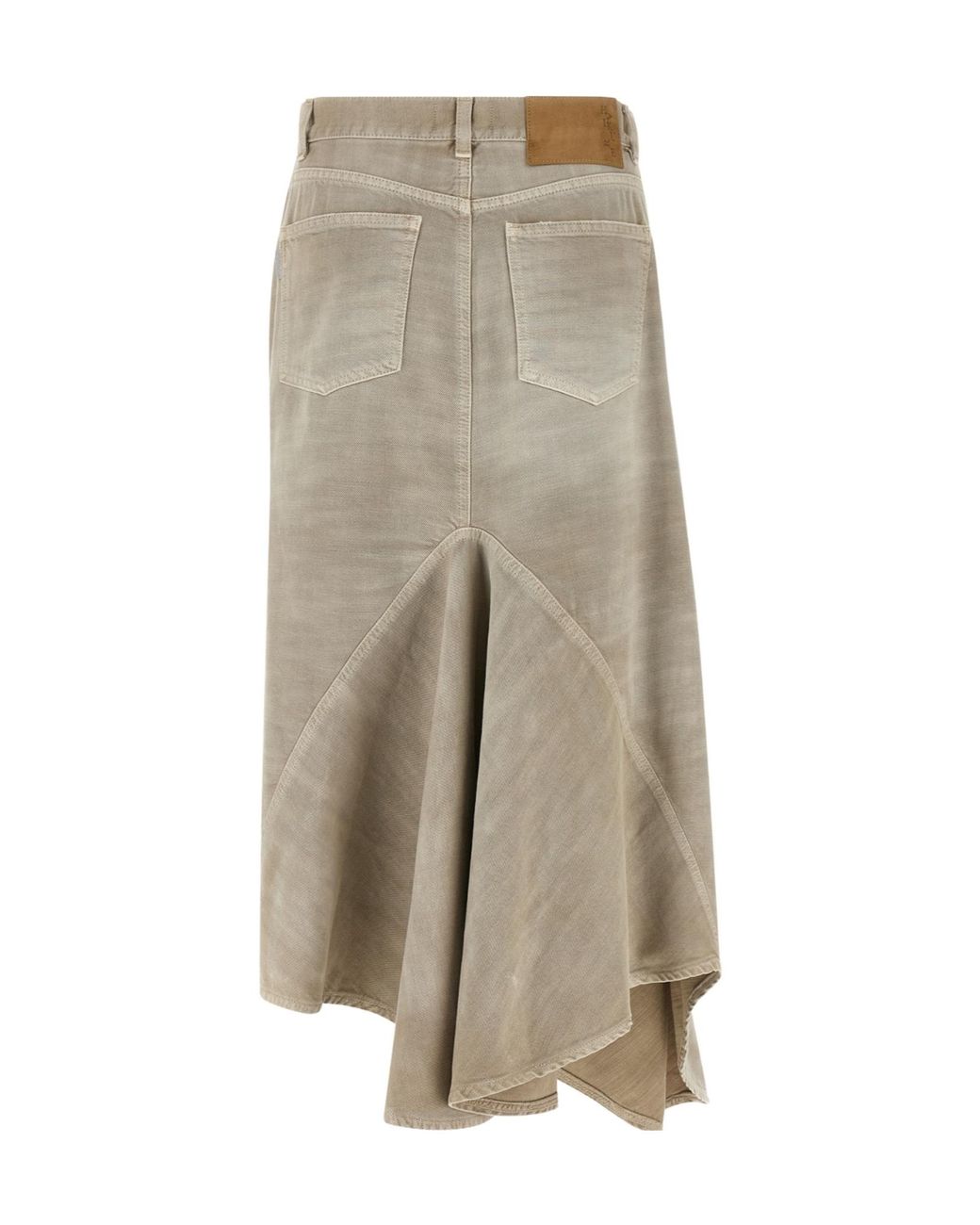 Haikure Natural Ann Bull 44 Denim Skirt