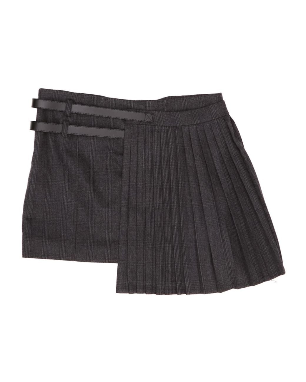 Coperni Black Pleated Mini Skirt