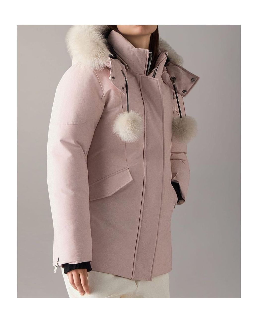Moose Knuckles Pink Original 3Q Down Jacket
