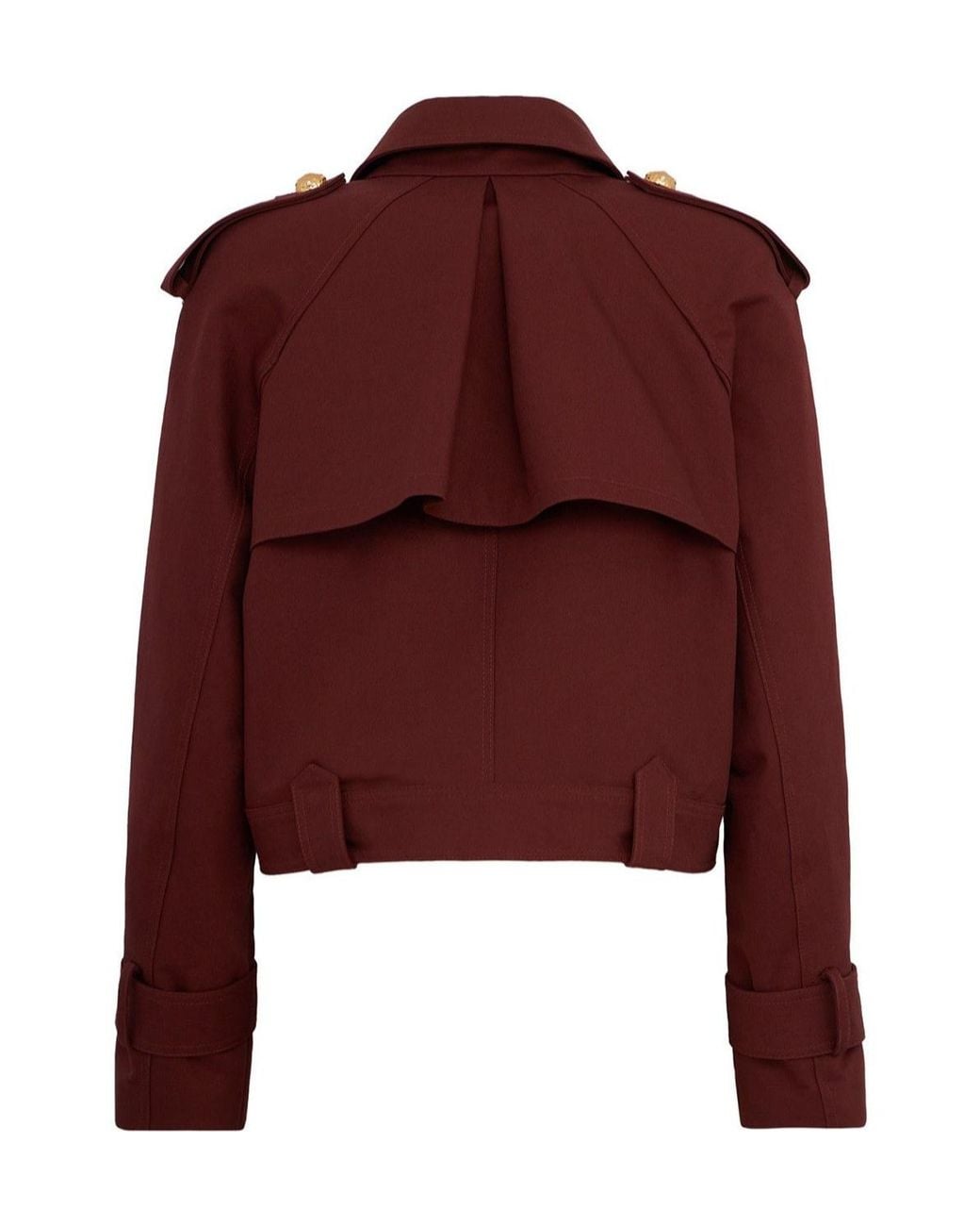 GIUSEPPE DI MORABITO Red Cropped Double-Breasted Jacket