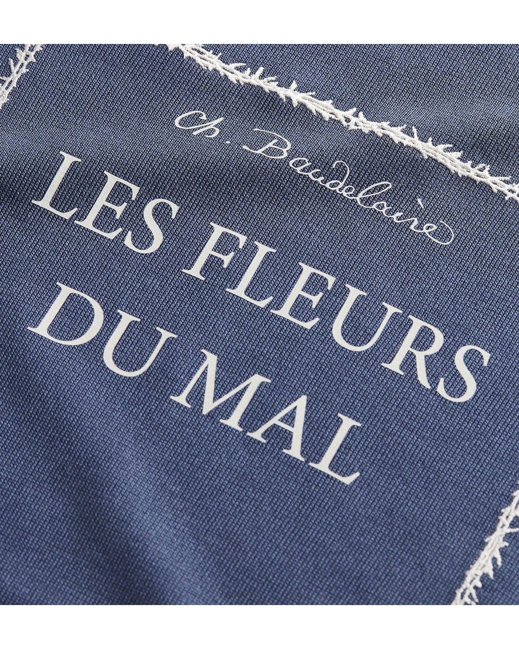 Dior Blue Book Cover Short-Sleeved Sweater