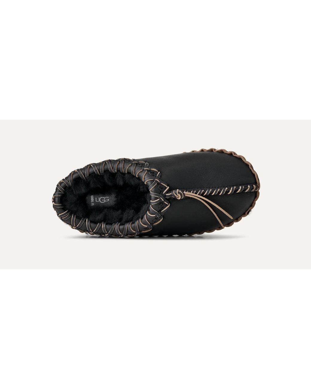Ugg Black Tasman Albite Braided Slippers for men