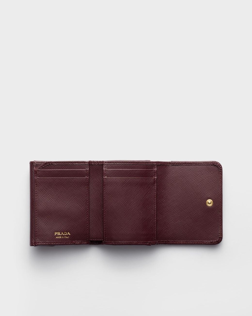 Prada Purple Small Saffiano Leather Wallet