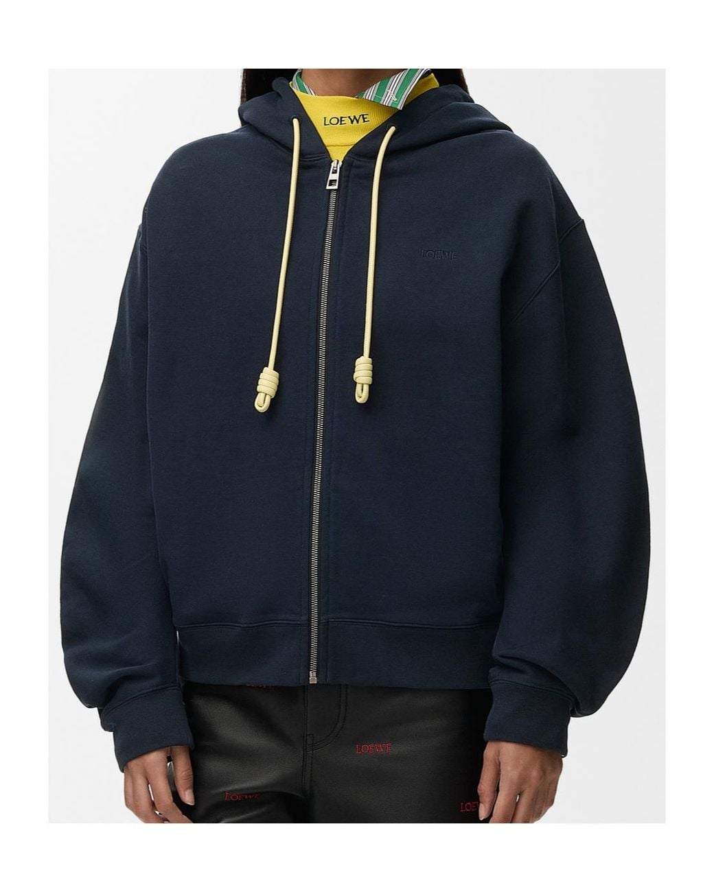 Loewe Blue Zipper Sweatshirt