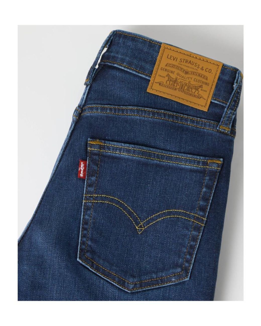 Levi's Blue 726 High-Rise Flare Jeans