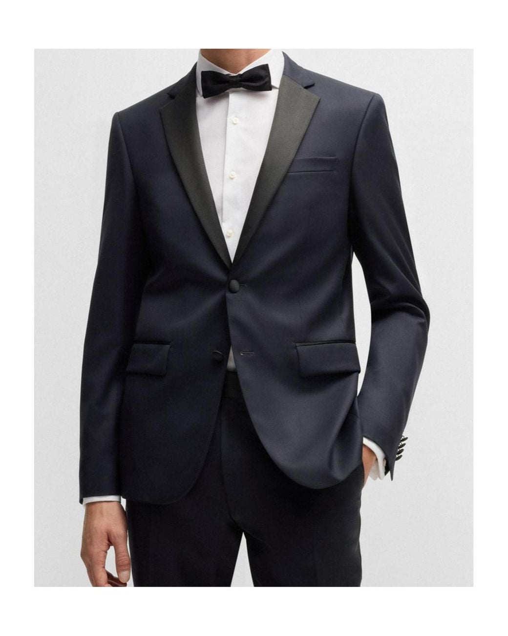 Boss Blue Boss Single-Breasted Tailored Blazer for men