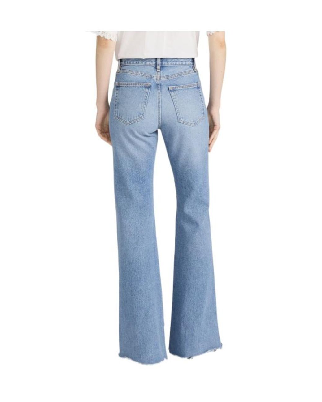 FRAME Blue The Lax Flared Jeans