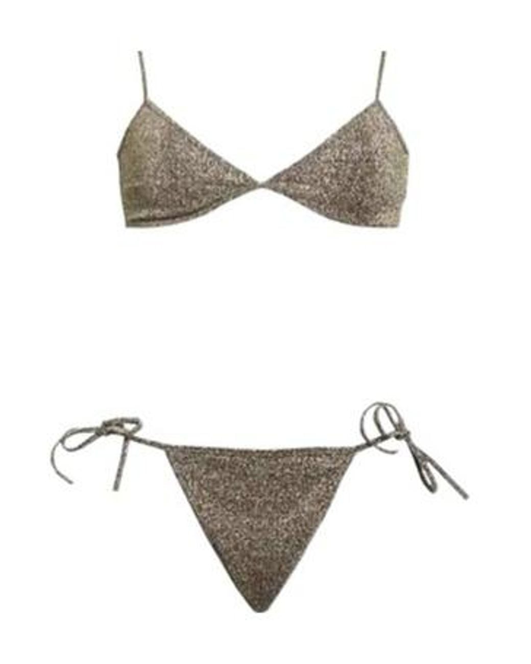 Balenciaga Natural Two-Piece Swimsuit