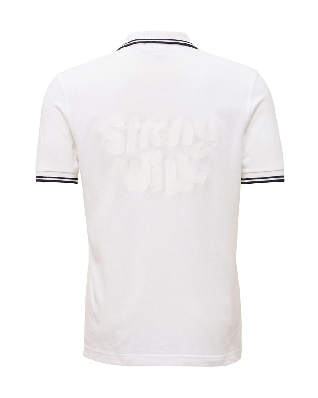Comme des Garçons White Short-Sleeved Polo Shirt for men