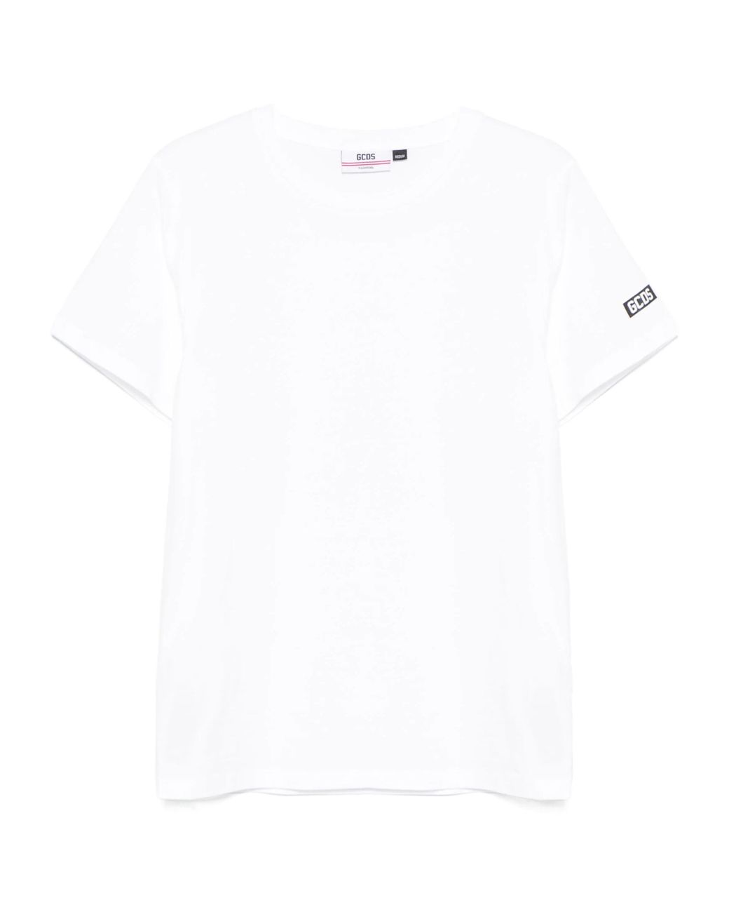 Gcds Short T-Shirt in White for Men | Lyst