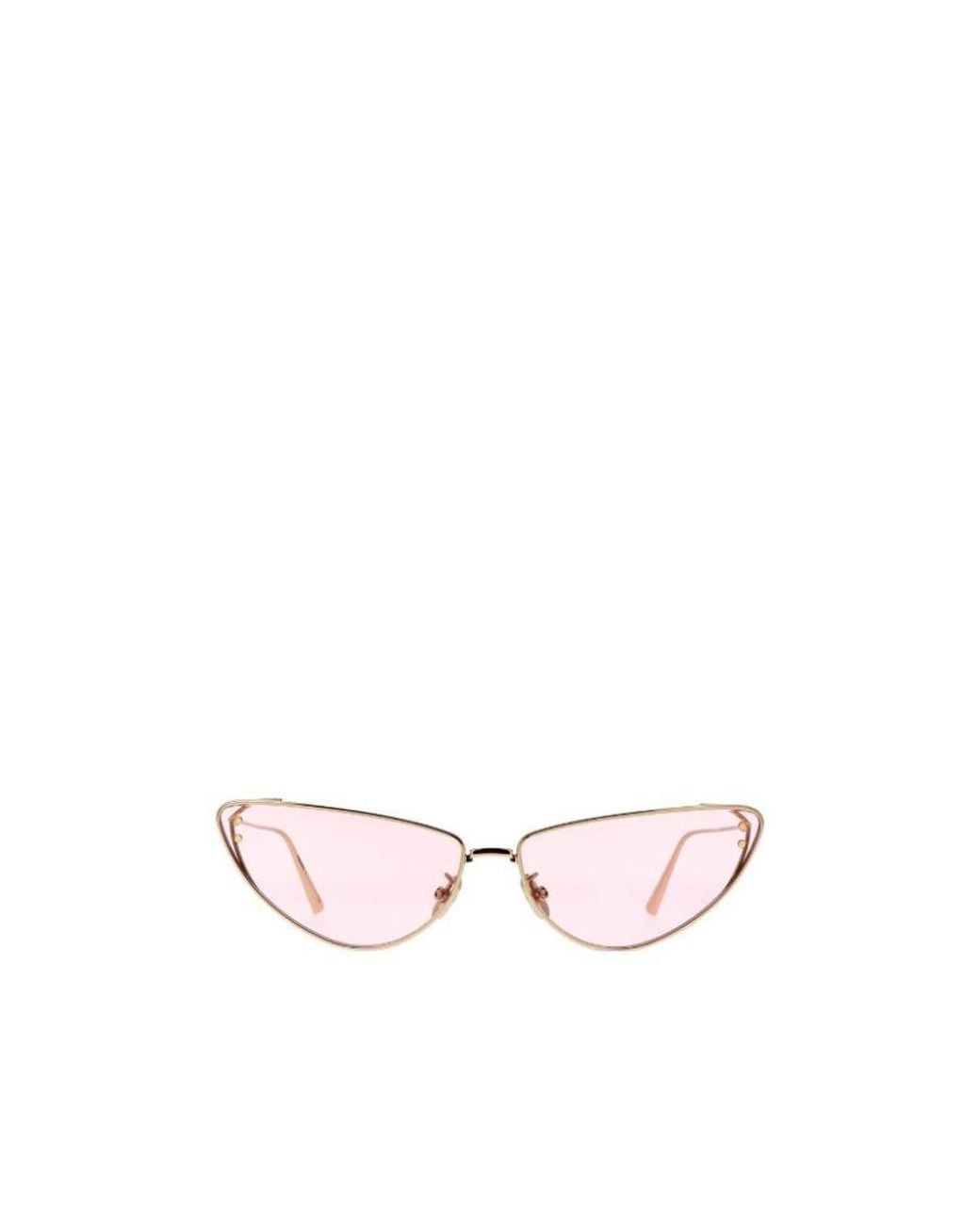Dior Pink Eyewear Butterfly Frame Sunglasses