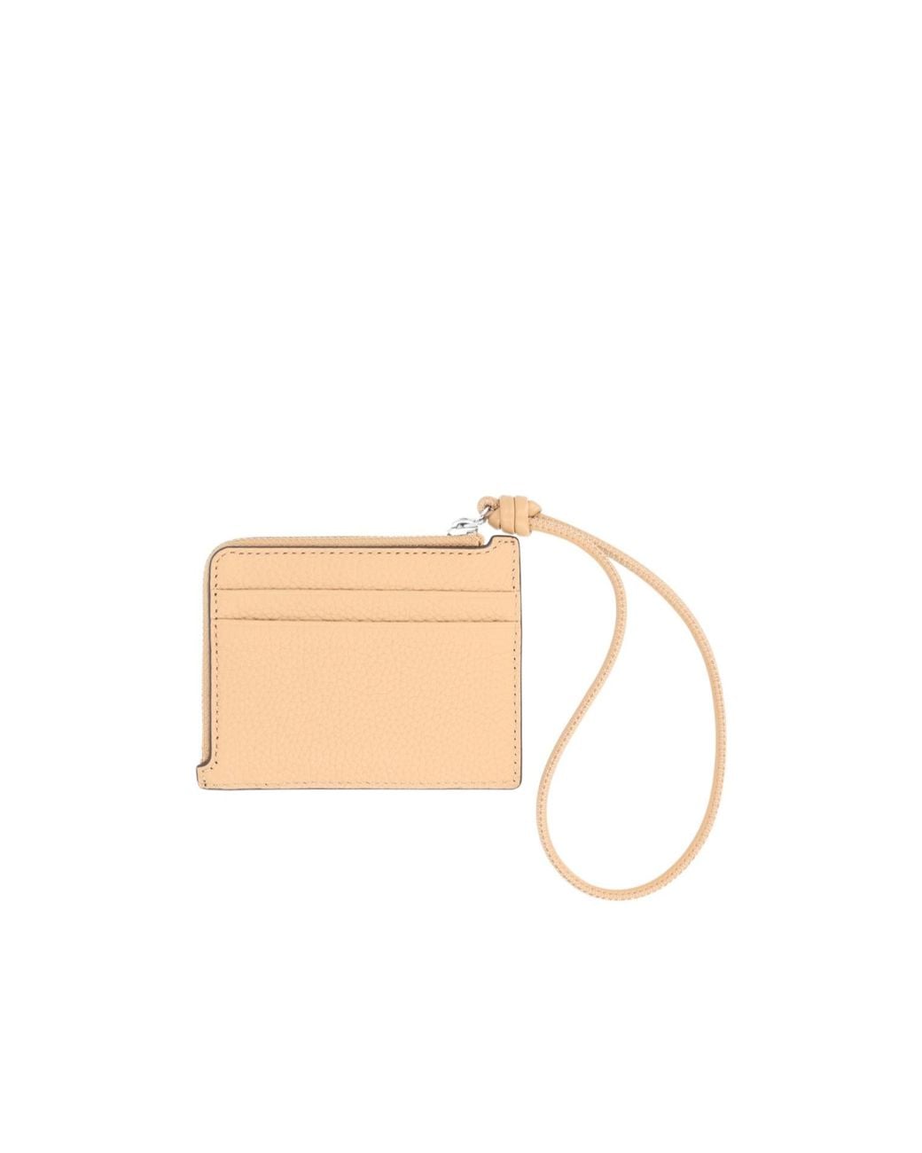 MICHAEL Michael Kors White Jet Set Small Pebbled Leather Wristlet Card Case