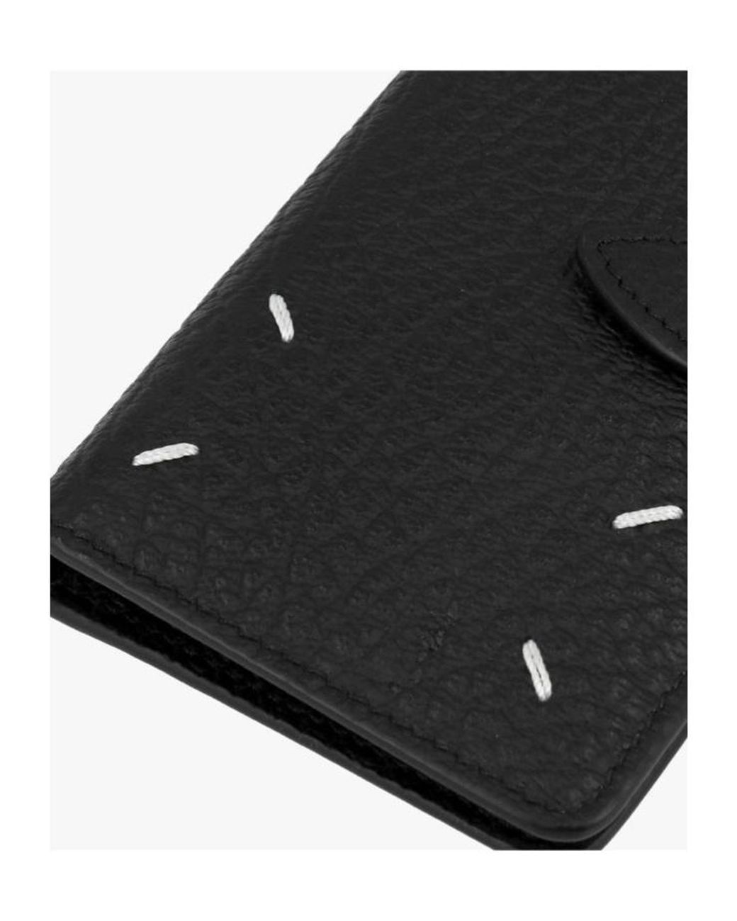Maison Margiela Black Bifold Wallet for men