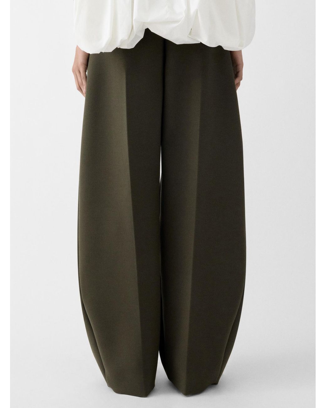 Jacquemus Green The Ovalo Trousers