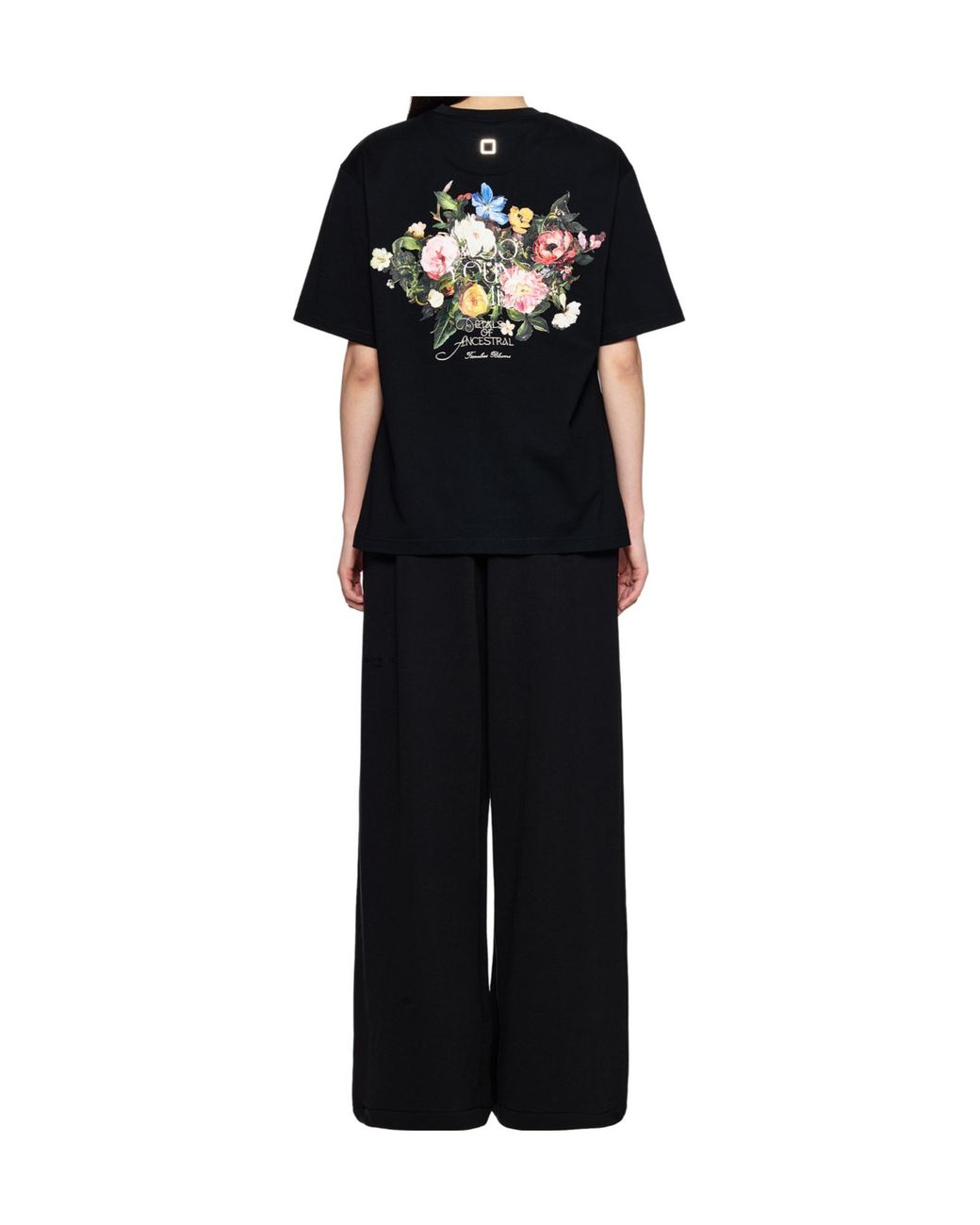 Wooyoungmi Black Logo Crew Neck T-Shirt