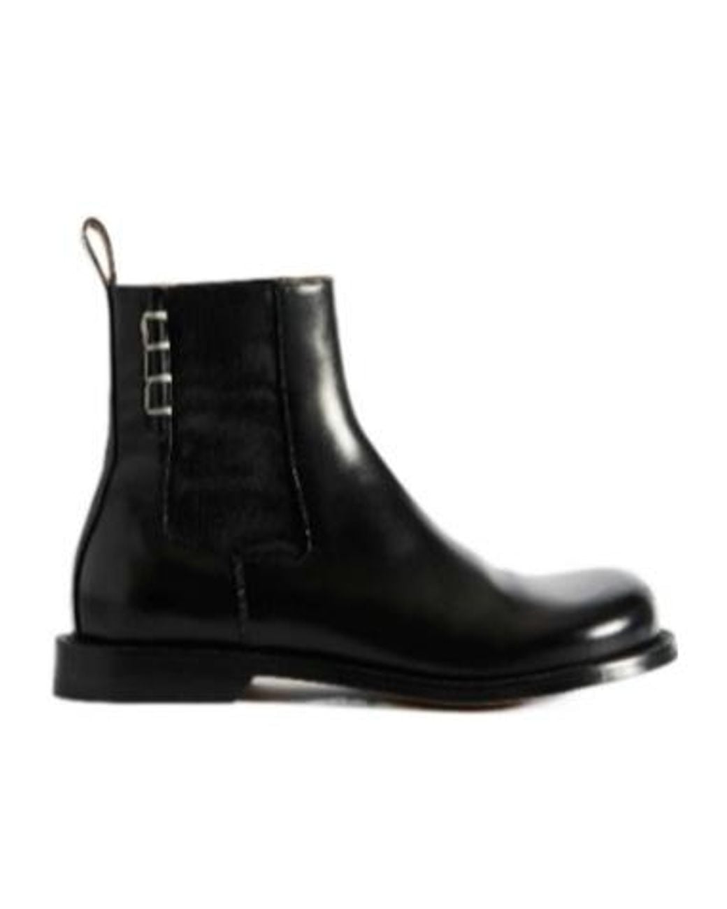 J.W. Anderson Black Chelsea Loafer Boots