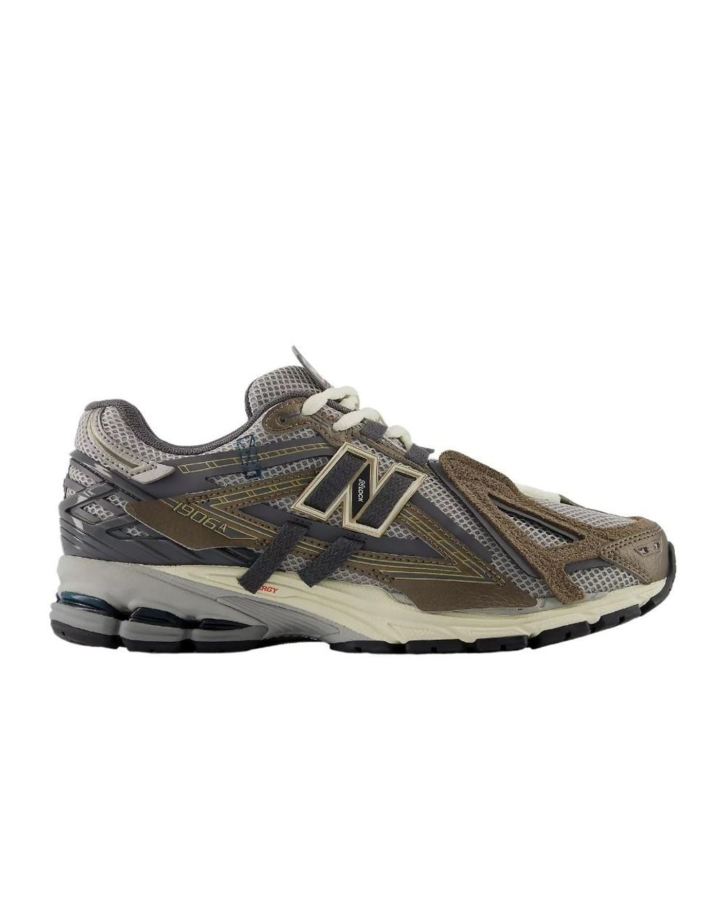 New Balance Gray 1906L Slip-On Sneakers for men