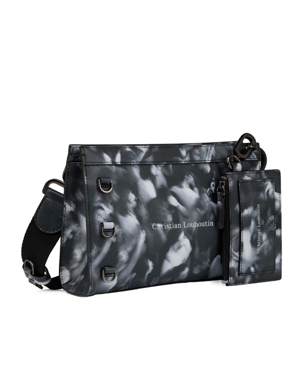 Christian Louboutin White Kosmica Cross Body Bag for men