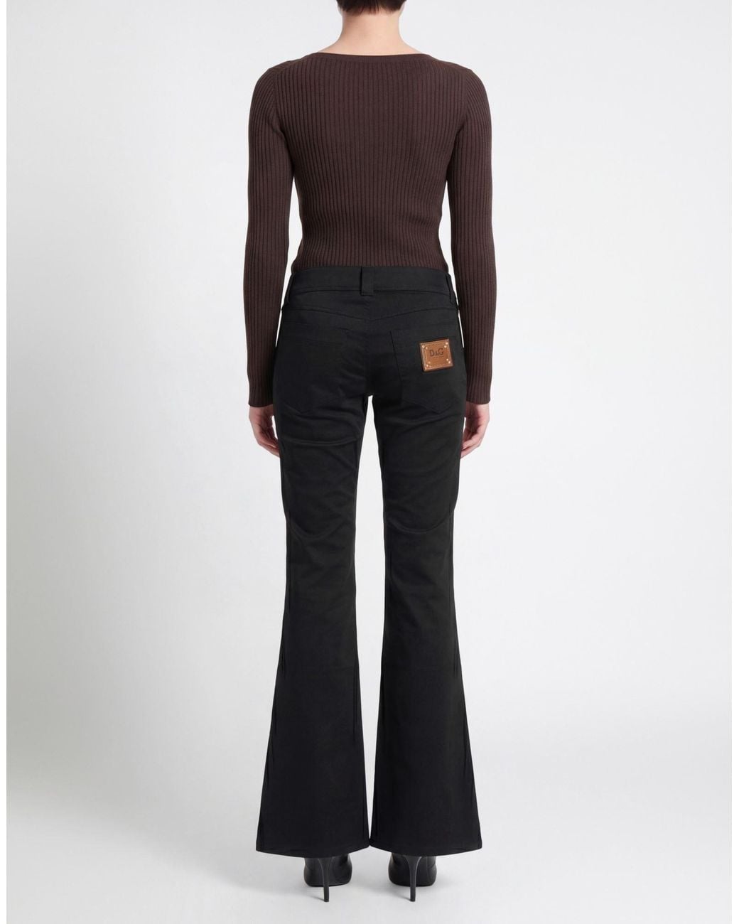 Dolce & Gabbana Black Casual Trousers