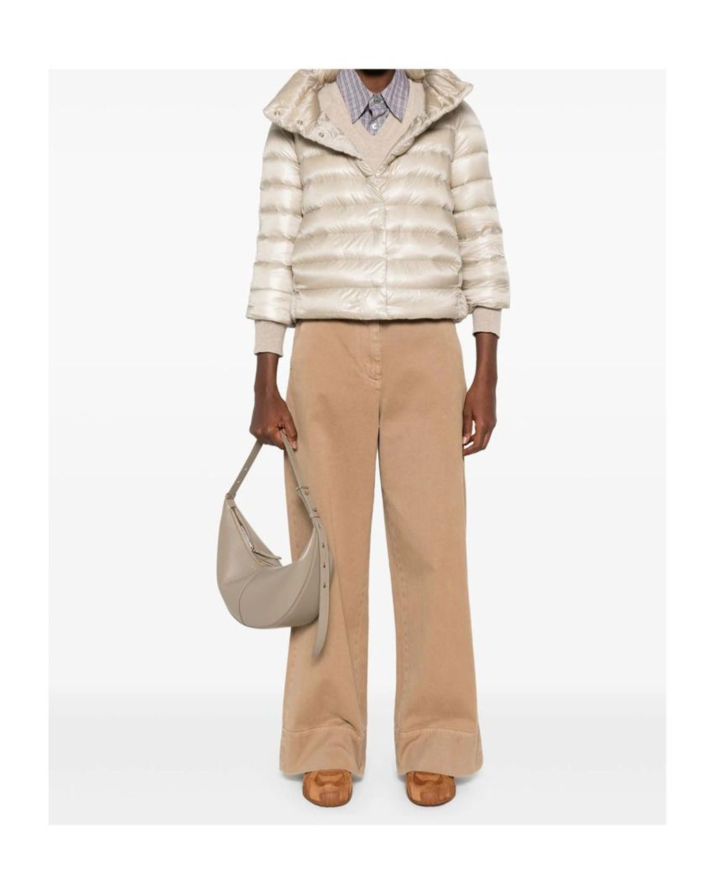 Herno Natural Quilted Down Jacket