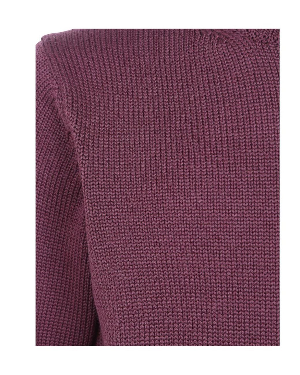 Nuur Purple Roll-Neck Sweater for men