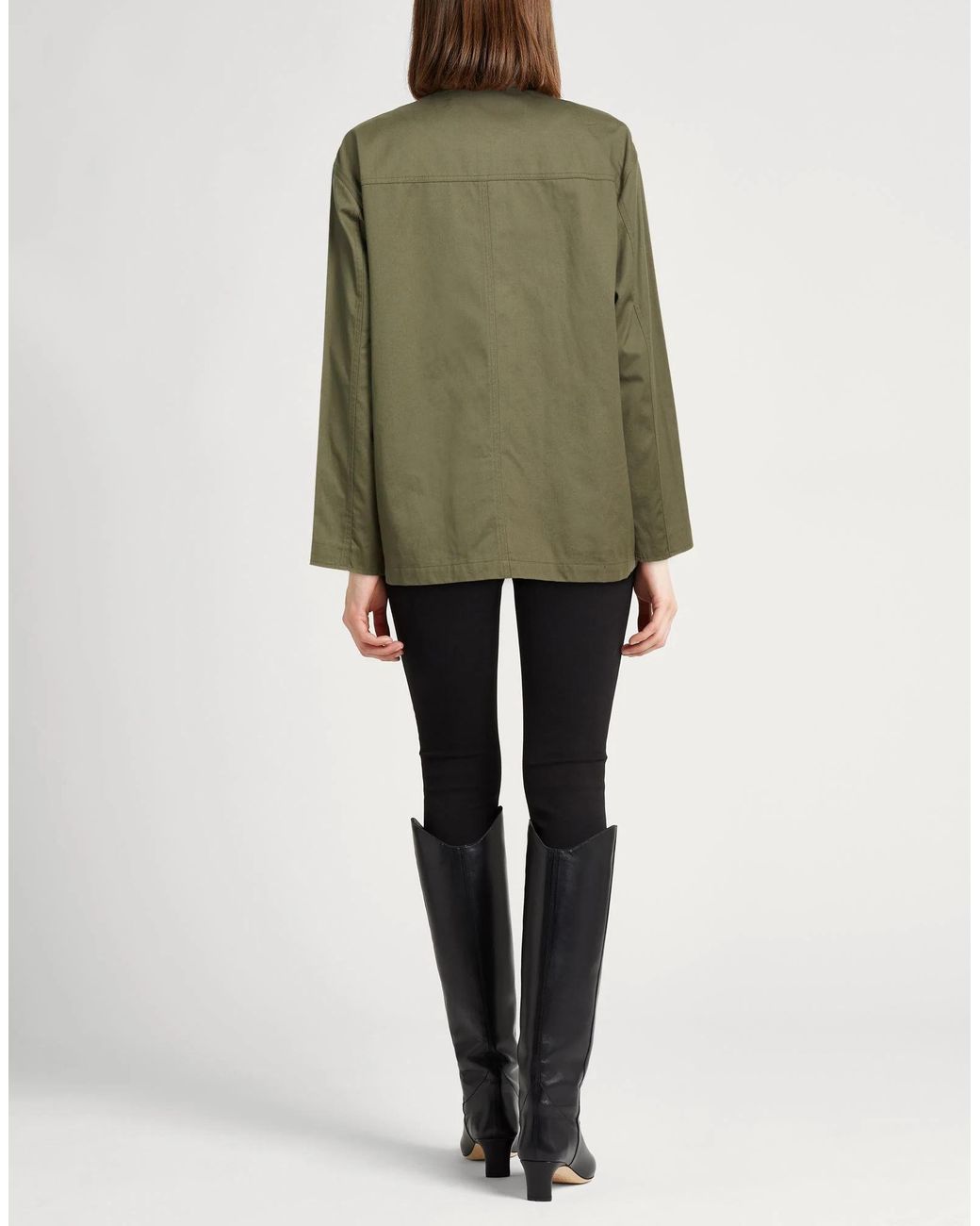 Rag & Bone Green Long Sleeve Single-Breasted Minimalist Jacket