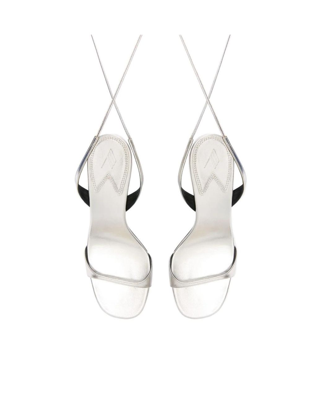 The Attico White The Ora Sandals