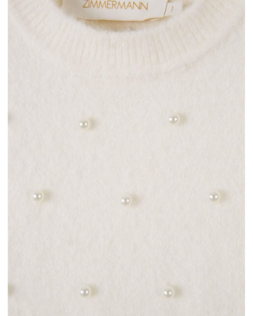 Zimmermann White Illuminate Embellished Vest