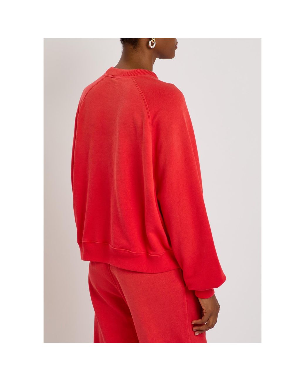 Polo Ralph Lauren Red Simple Cotton Mixed Sweatshirt