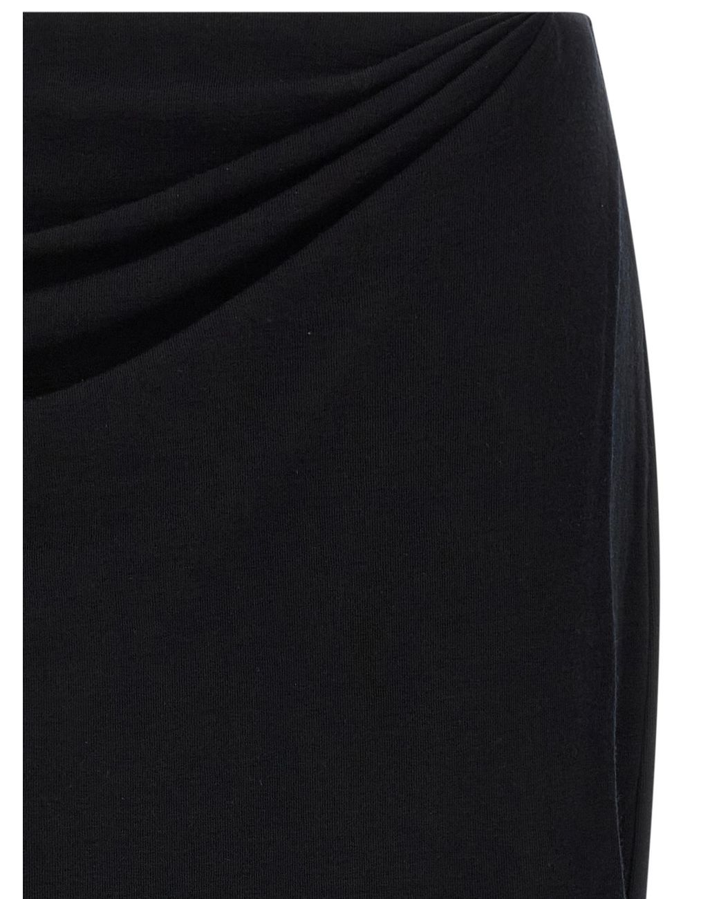 Vince Black Asymmetrical Skirt
