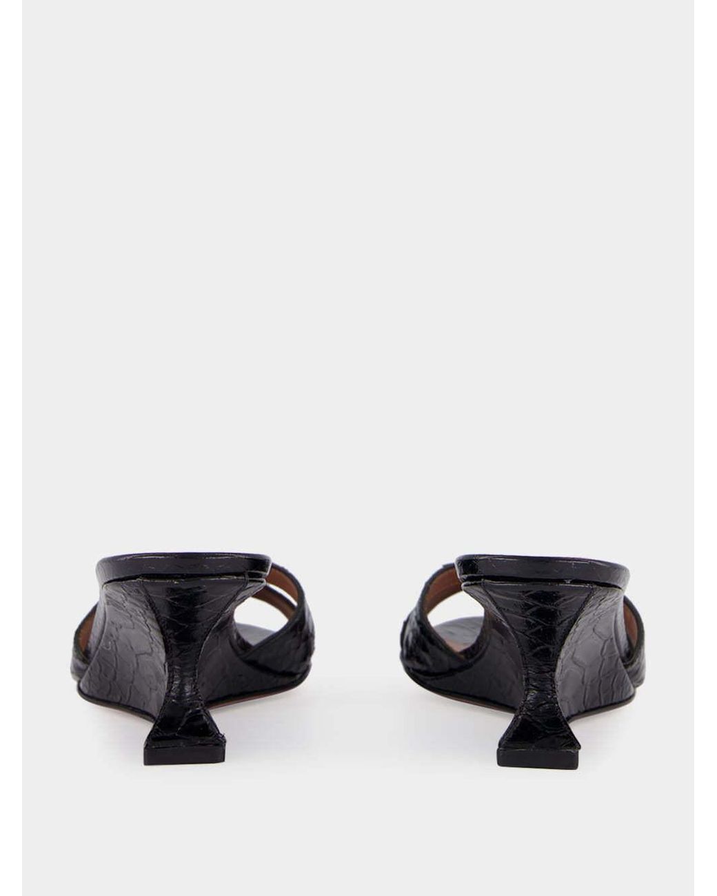Paris Texas Black Nina 50 Wedge Sandals